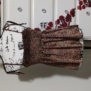 Velvety cheetah tank